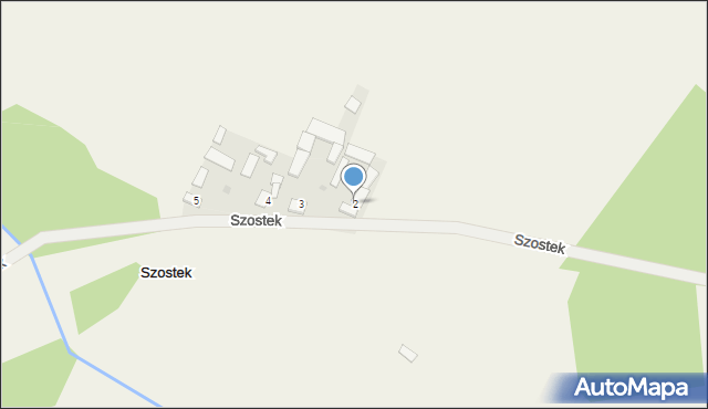 Szostek, Szostek, 2, mapa Szostek