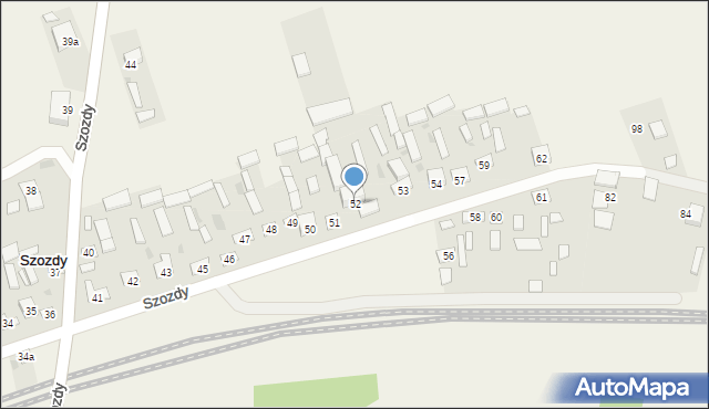 Szozdy, Szozdy, 52, mapa Szozdy