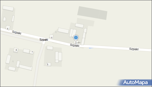 Szpaki, Szpaki, 2, mapa Szpaki