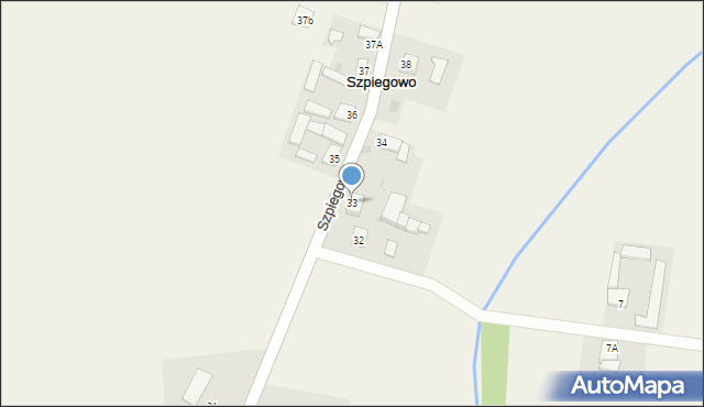 Szpiegowo, Szpiegowo, 33, mapa Szpiegowo