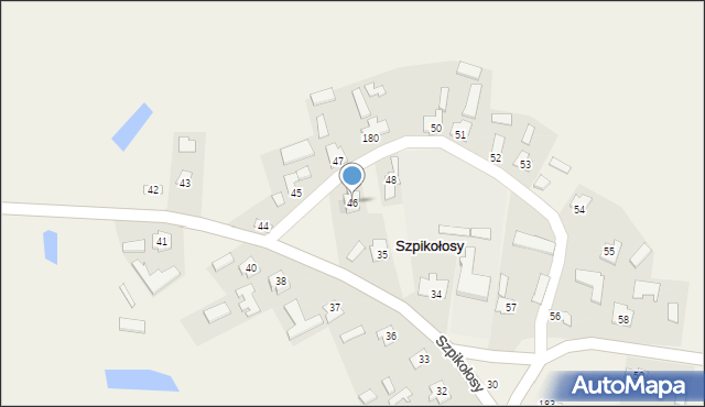 Szpikołosy, Szpikołosy, 46, mapa Szpikołosy