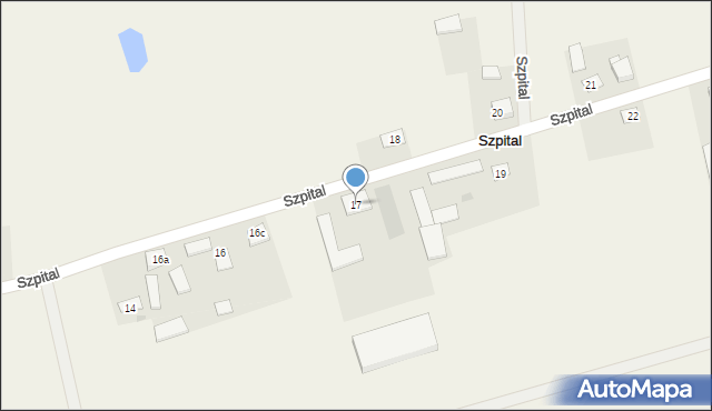 Szpital, Szpital, 17, mapa Szpital