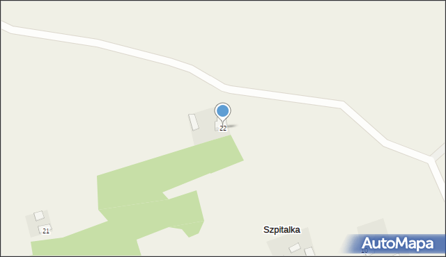 Szpitalka, Szpitalka, 22, mapa Szpitalka