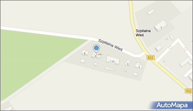 Szpitalna Wieś, Szpitalna Wieś, 5/2, mapa Szpitalna Wieś