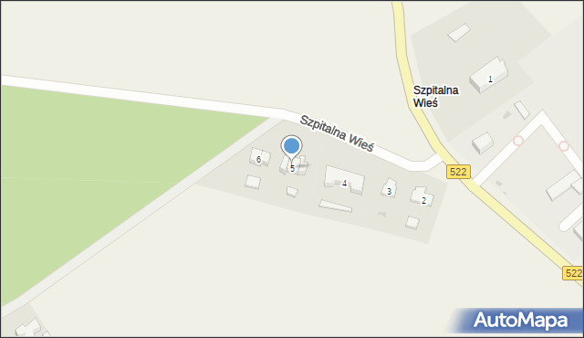 Szpitalna Wieś, Szpitalna Wieś, 5, mapa Szpitalna Wieś