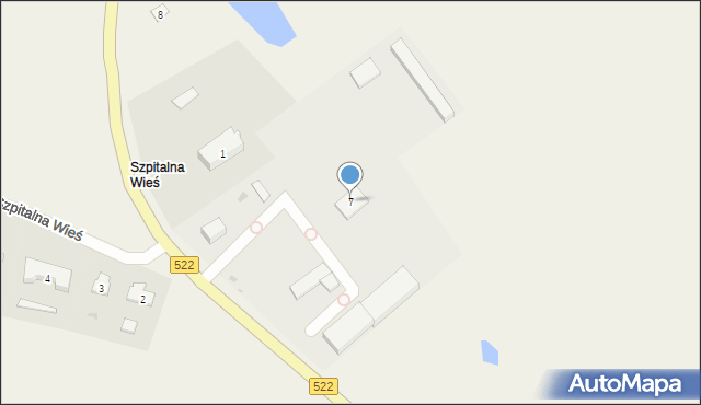 Szpitalna Wieś, Szpitalna Wieś, 7, mapa Szpitalna Wieś
