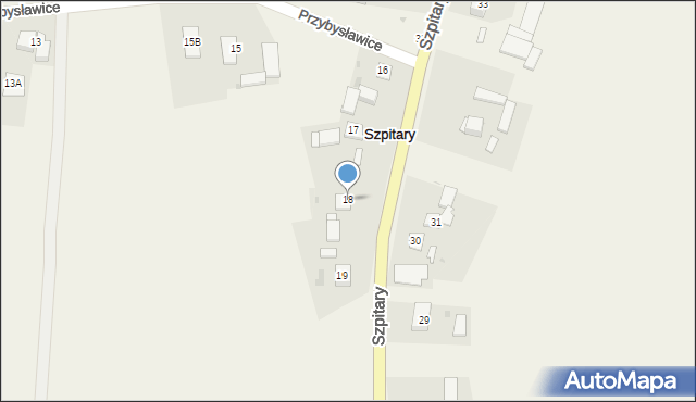 Szpitary, Szpitary, 18, mapa Szpitary