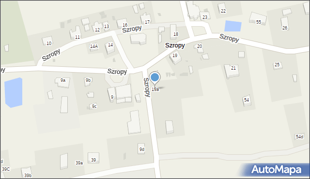 Szropy, Szropy, 19a, mapa Szropy