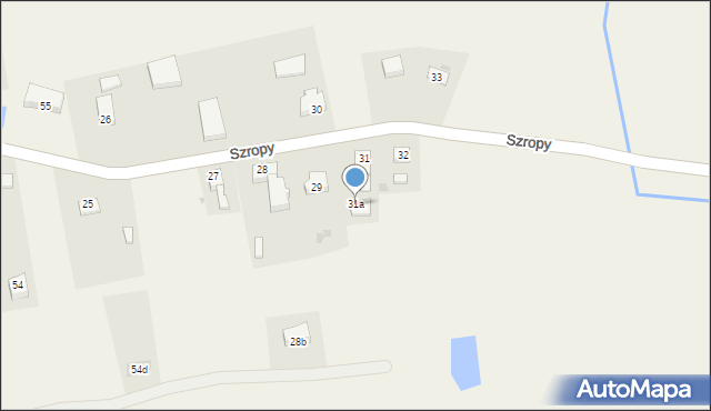 Szropy, Szropy, 31a, mapa Szropy