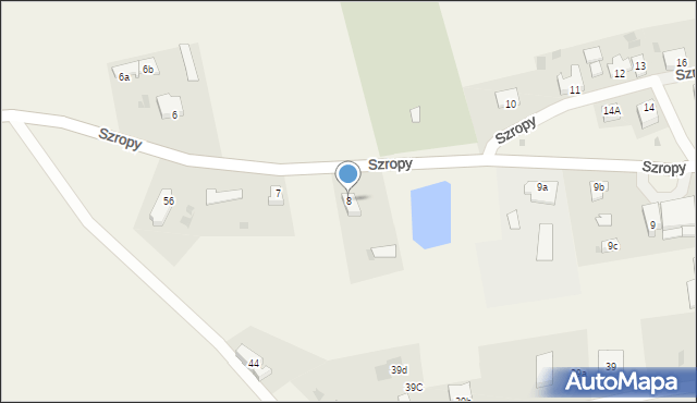 Szropy, Szropy, 8, mapa Szropy