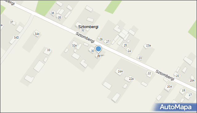 Sztombergi, Sztombergi, 28, mapa Sztombergi