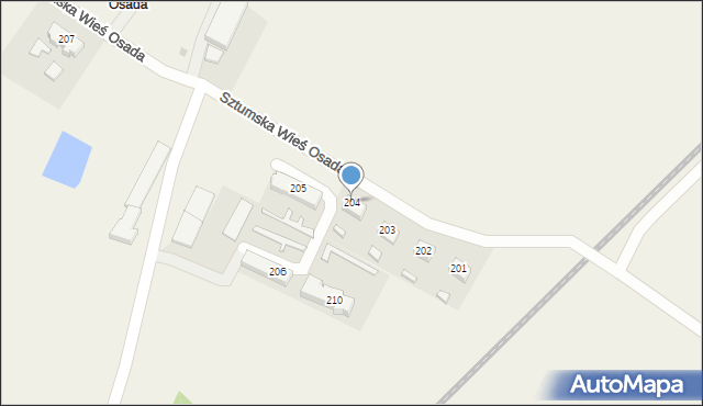 Sztumska Wieś, Sztumska Wieś, 204, mapa Sztumska Wieś