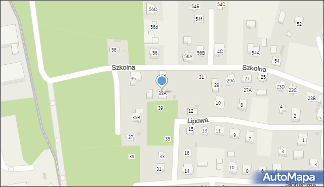 Sztutowo, Szkolna, 33A, mapa Sztutowo