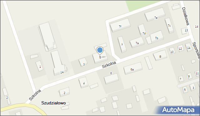 Szudziałowo, Szkolna, 5, mapa Szudziałowo