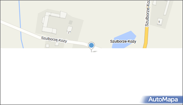 Szulborze-Kozy, Szulborze-Kozy, 14, mapa Szulborze-Kozy