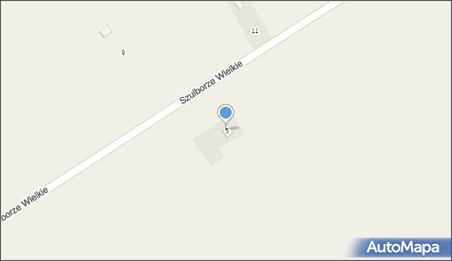 Szulborze Wielkie, Szulborze Wielkie, 5, mapa Szulborze Wielkie