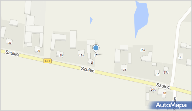 Szulec, Szulec, 17, mapa Szulec