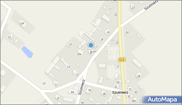 Szulmierz, Szulmierz, 16, mapa Szulmierz