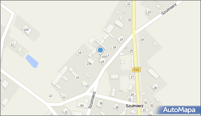 Szulmierz, Szulmierz, 16A, mapa Szulmierz