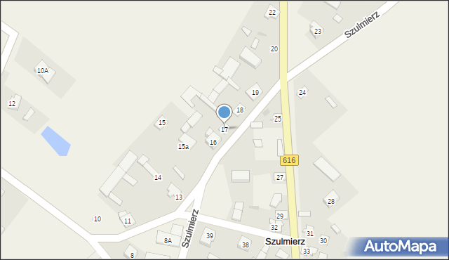 Szulmierz, Szulmierz, 17, mapa Szulmierz