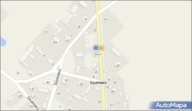 Szulmierz, Szulmierz, 27, mapa Szulmierz