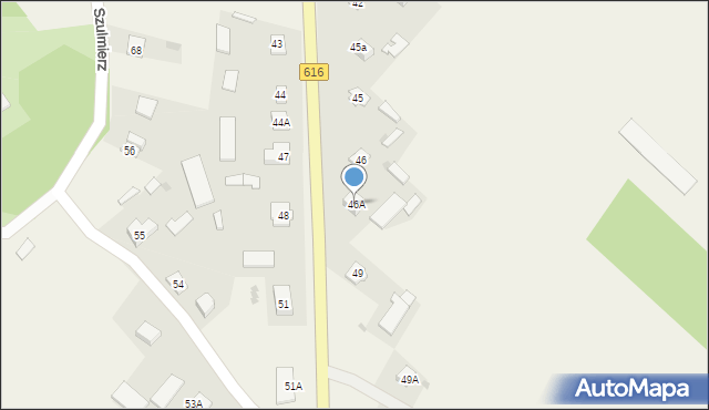 Szulmierz, Szulmierz, 46A, mapa Szulmierz