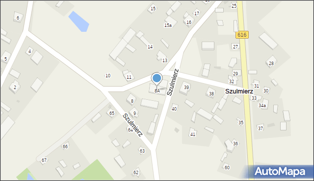 Szulmierz, Szulmierz, 8A, mapa Szulmierz