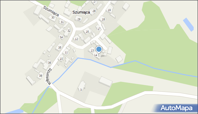 Szumiąca, Szumiąca, 15, mapa Szumiąca