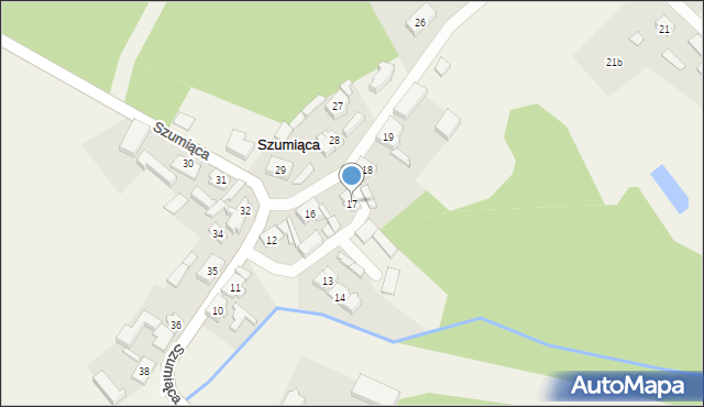 Szumiąca, Szumiąca, 17, mapa Szumiąca