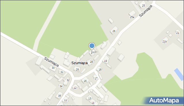 Szumiąca, Szumiąca, 27, mapa Szumiąca