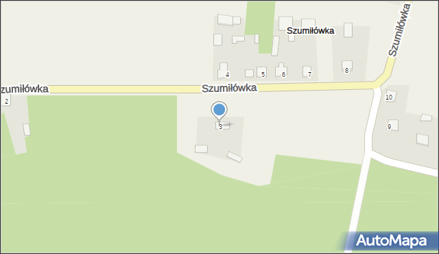 Szumiłówka, Szumiłówka, 3, mapa Szumiłówka