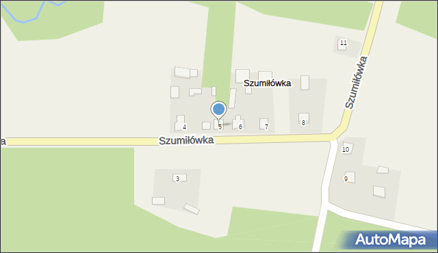 Szumiłówka, Szumiłówka, 5, mapa Szumiłówka