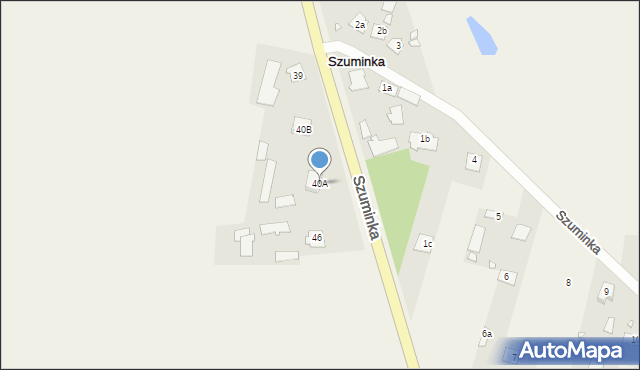 Szuminka, Szuminka, 40A, mapa Szuminka