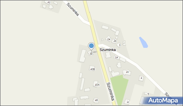 Szuminka, Szuminka, 40B, mapa Szuminka