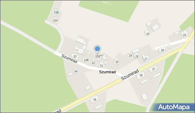 Szumirad, Szumirad, 32A, mapa Szumirad