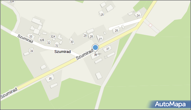 Szumirad, Szumirad, 36, mapa Szumirad