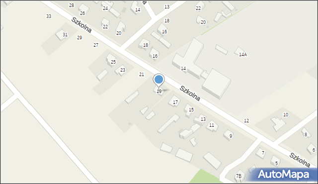 Szumowo, Szkolna, 19, mapa Szumowo