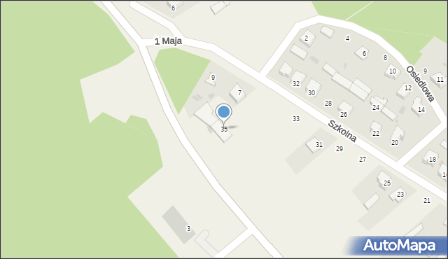 Szumowo, Szkolna, 35, mapa Szumowo