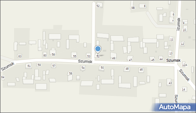 Szumsk, Szumsk, 51, mapa Szumsk