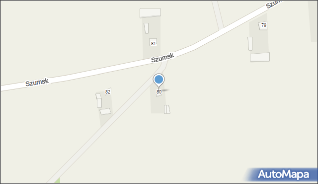 Szumsk, Szumsk, 80, mapa Szumsk