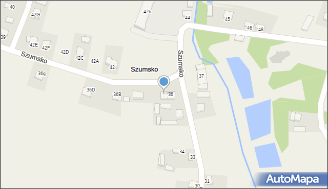 Szumsko, Szumsko, 36A, mapa Szumsko