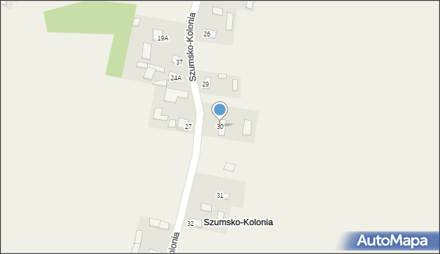 Szumsko-Kolonia, Szumsko-Kolonia, 30, mapa Szumsko-Kolonia