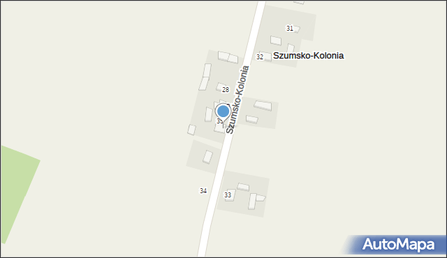 Szumsko-Kolonia, Szumsko-Kolonia, 35A, mapa Szumsko-Kolonia