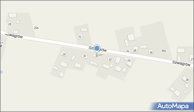 Szwagrów, Szwagrów, 32, mapa Szwagrów