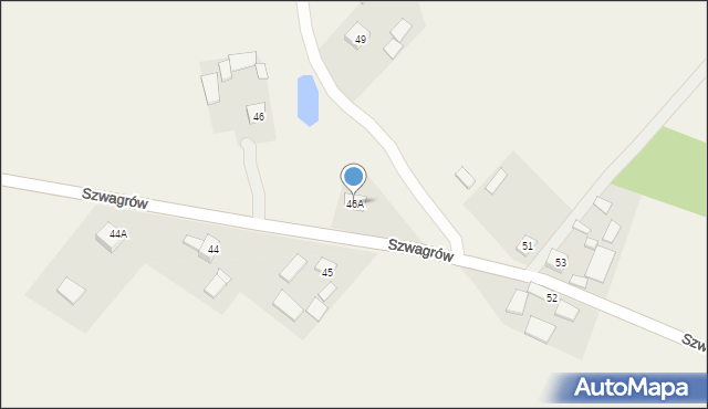 Szwagrów, Szwagrów, 46A, mapa Szwagrów