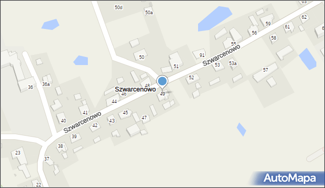 Szwarcenowo, Szwarcenowo, 49, mapa Szwarcenowo