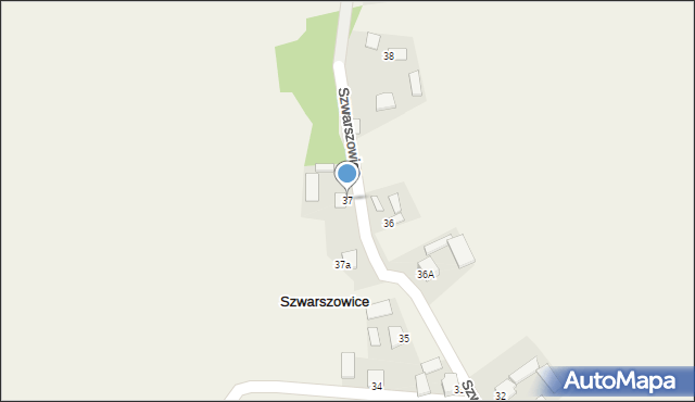 Szwarszowice, Szwarszowice, 37, mapa Szwarszowice