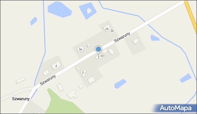 Szwaruny, Szwaruny, 1, mapa Szwaruny