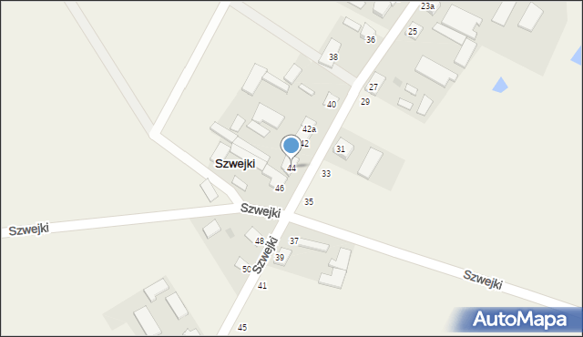 Szwejki, Szwejki, 44, mapa Szwejki