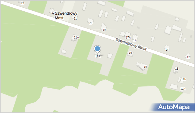 Szwendrowy Most, Szwendrowy Most, 19A, mapa Szwendrowy Most